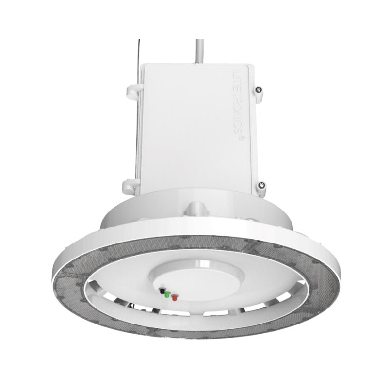 Litetronics HBEM30 30 Watt LED Round Highbay Emergency Light Fixture 5000K