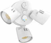Lithonia Lighting HGX LED 3RH ALO 3-Head Dusk-to-Dawn Outdoor LED Round Security Flood Light with Adjustable Color