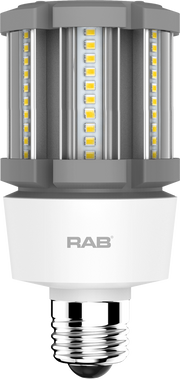 RAB Lighting HID-12-E26 12 Watt Ballast Bypass Post Top Lamp 100-277V - Replaces 50W MH