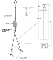 10ftLoopPaddleHangingKit Diagram