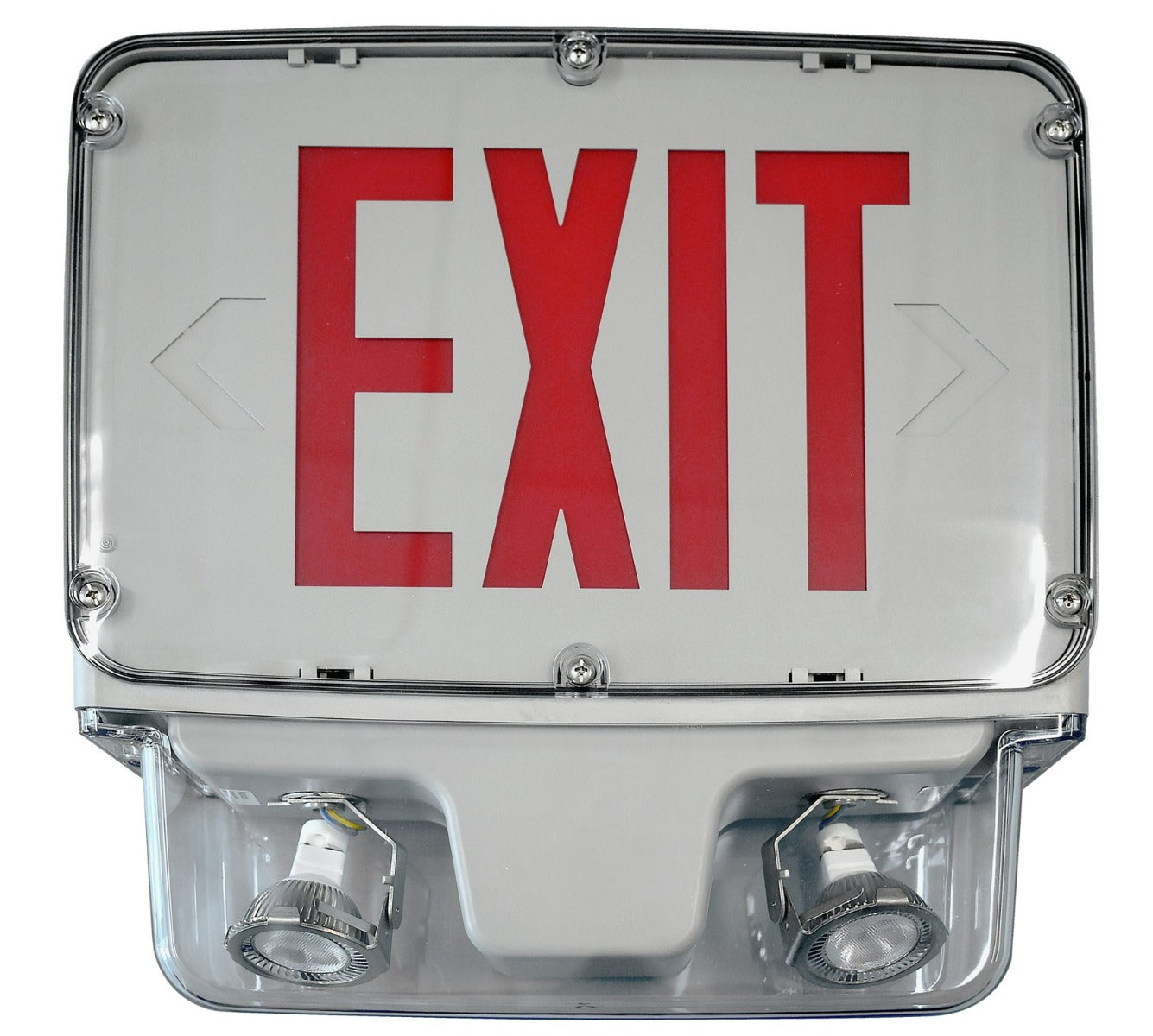 Mule Lighting HLCWLEZU Exit and Emergency LED Combo for Hazardous Location