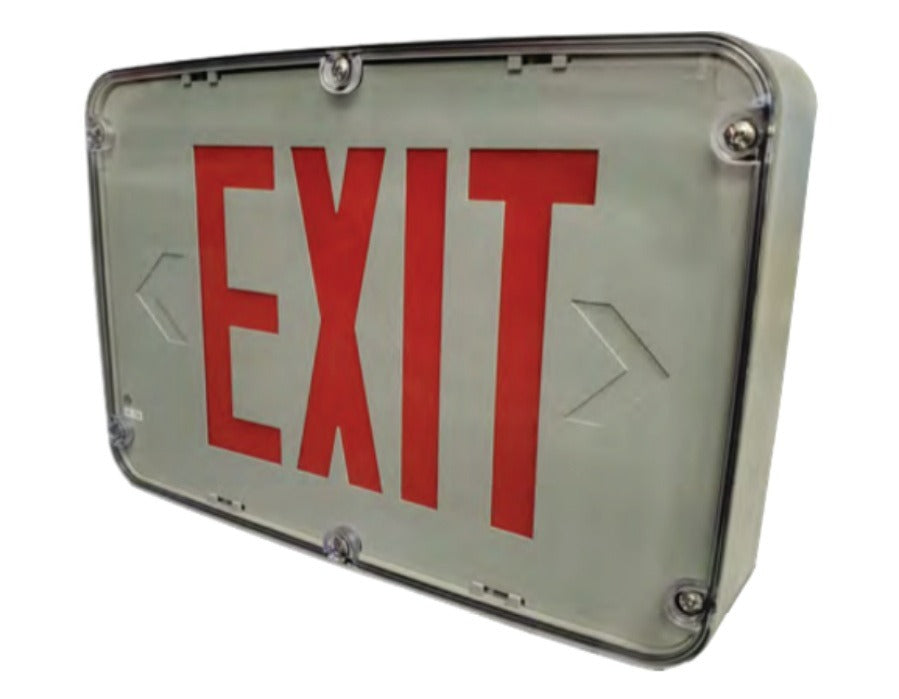 Mule Lighting HLWLEZU Single/Double Face LED Exit Sign for Hazardous Location