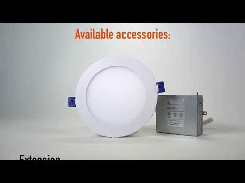 Lotus LED LED-S9W-3K-WH 9-Watt 4-Inch Ultra Slim LED Round Recessed Downlight 3000K Triac Dimming - 2