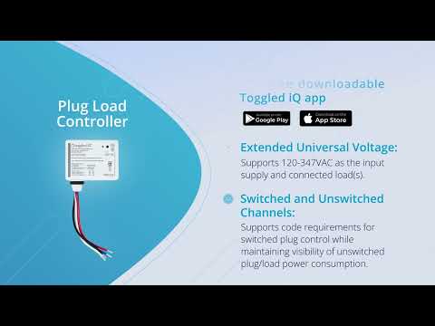 Toggled iQ TPC-001 DLC Listed Plug Load Controller Compatible with Toggled iQ Smart Building System - 3