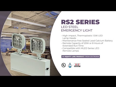 Barron Lighting RS2 Series 27-Watt LED Steel Emergency Lighting Unit - 8