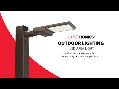 Litetronics AL Series Wattage and Color Adjustable LED Area Light Fixture Dimmable