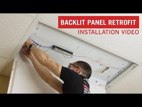 Keystone KT-RKIT35PS-22PD-8CSA-VDIM /G2 Power and Color Selectable 2x2 LED Backlit Flat Panel Doorframe Retrofit Kit Dimmable