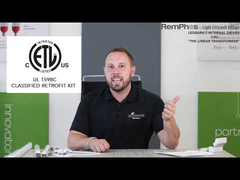 RemPhos RP-LBI-G1-4F-15W 4-Foot LED PRO Internal Drive Light Bar Kit Flex Watt Color Selectable 3500/4000/5000K - One Bar - 5