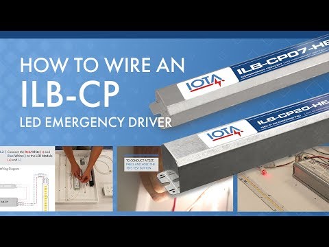 IOTA ILB CP10 HE A M5 10 Watt High Efficiency Constant Power Emergency Backup LED Driver Title 20 - 2