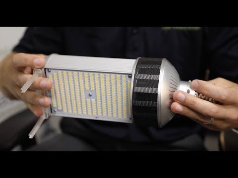 Light Efficient Design LED-8087E345D-G4 30 Watt LED Shoe Box/Wall Pack Retrofit Lamp E26 Base 3000K/4000K/5000K - Replaces Up to 100W HID - 2