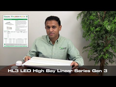 Maxlite HL3 Series DLC Premium Listed Color Selectable LED Linear High Bay Fixture Dimmable Gen 3 - While Supplies Last - 2