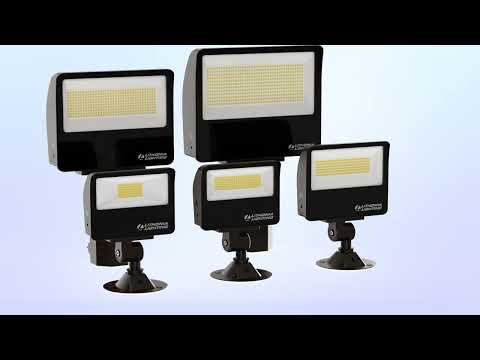 Lithonia Lighting ESXF Series ESXF2 ALO SWW2 KY DDB M2 DLC Listed LED Adjustable Lumen Output Color Switchable Dusk to Dawn Flood Light Fixture with Knuckle Mount - 4