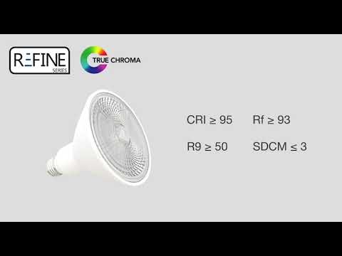 Green Creative 6.5PAR20DIM/930SP15 6.5 Watt LED True Chroma PAR20 Spotlight 3000K Dimmable - Replaces 50W Halogen Lamp - 3