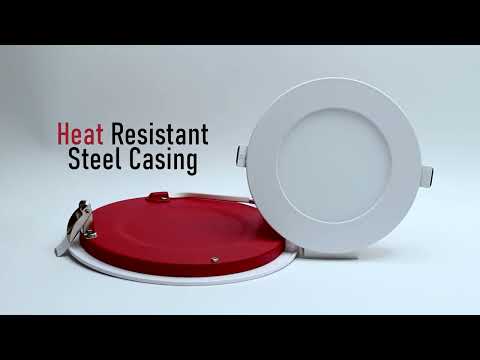 Lotus FR-LED-6-S15W-5CCT-PL 15 Watt 6-Inch 5 Color Selectable LED Round Fire Rated Ultra Slim Recessed Downlight Fixture Dimmable Replaces 90W Halogen - 3