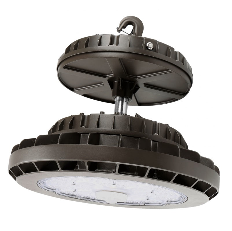 SLG Lighting HR DLC Premium Listed LED Round High Bay Fixture 5000K Gen 3