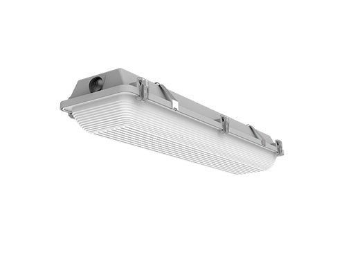 ILP HZV2-U-RAFL DLC Premium 2FT Hazardous Location Linear Vapor Tight Fixture Dimmable with Ribbed Acrylic Frosted Lens