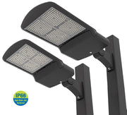 ILP PFC Series Viewpoint Head and Pole Fixture Combo Lumen Selectable with Adjustable Pole Mount Bracket
