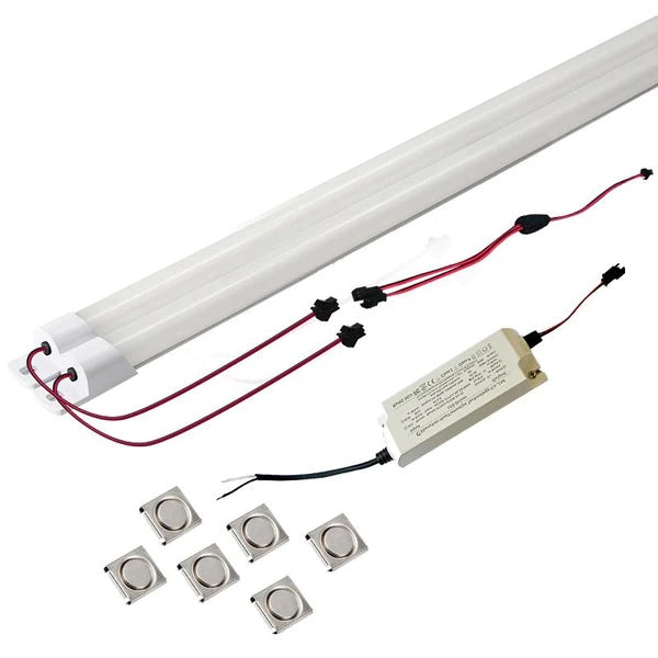 Jarvis Lights JSK Series LED Magnetic Troffer Retrofit Strip Kit Dimmable Bulk Pack