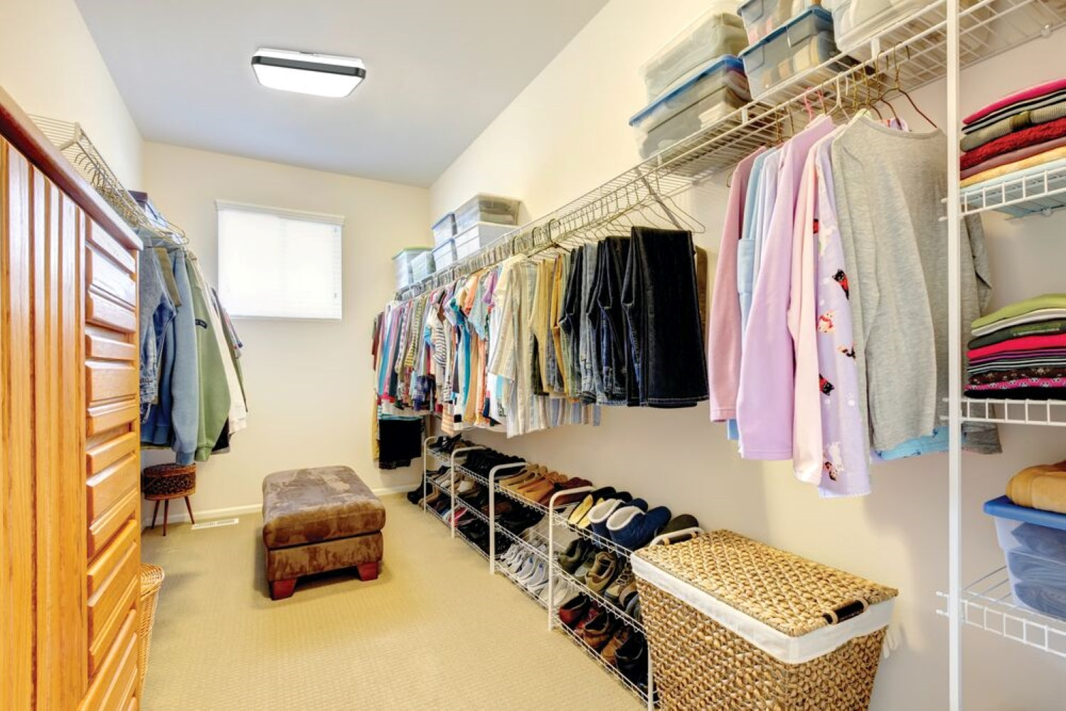 Closet Application - Juno Lighting FMLSQ Fixture with Black Trim