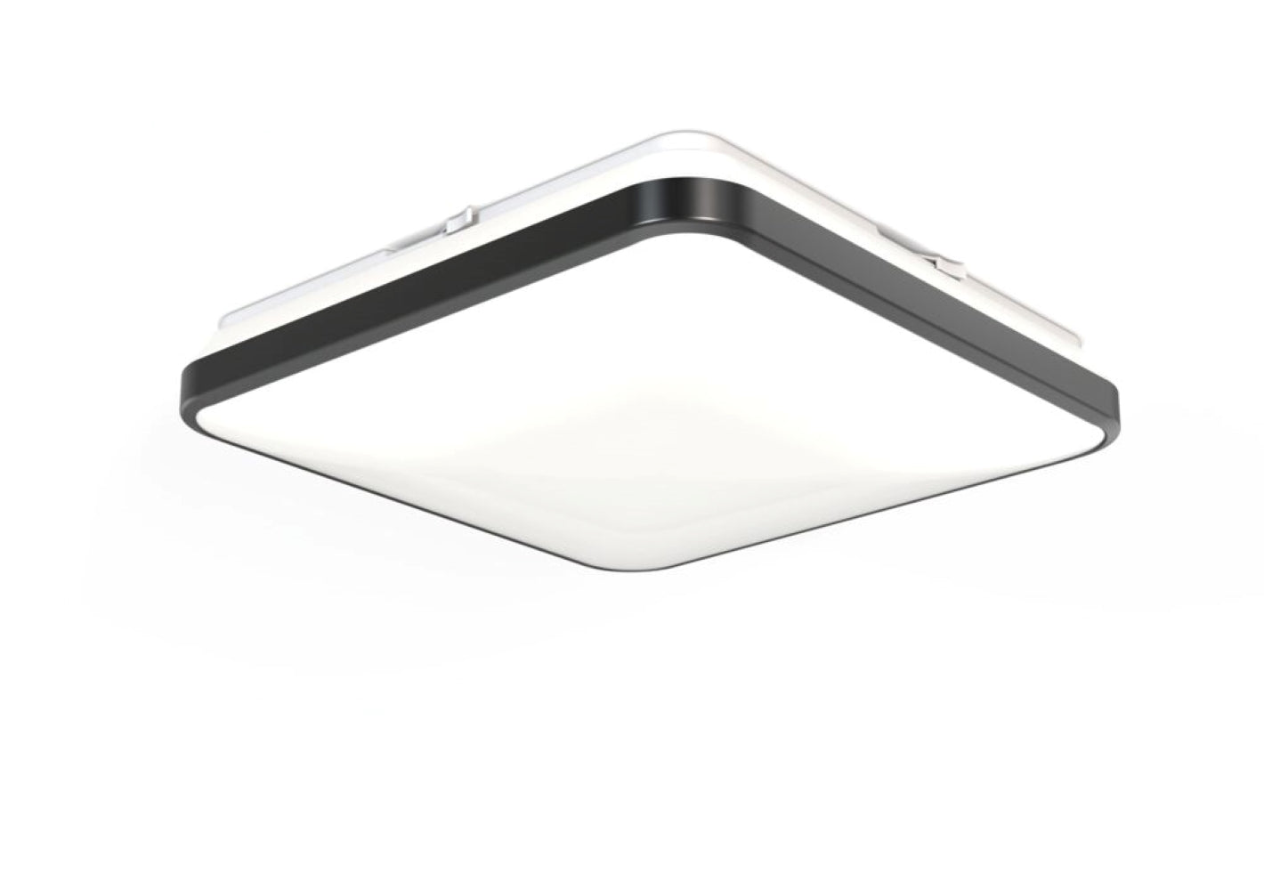 Juno Lighting FMLSQ 26-Watt 15-Inch Square LED Flush Mount with Integrated Nightlight and Color Switch - Includes Interchangeable Trim