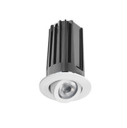 Juno Lighting 2LEDTRIM G2 ADJ 27K 90CRI FL WH 2 Inch IC Rated Adjustable Recessed Trim Module, White, 27K, 90CRI, Flood Optics, 120V
