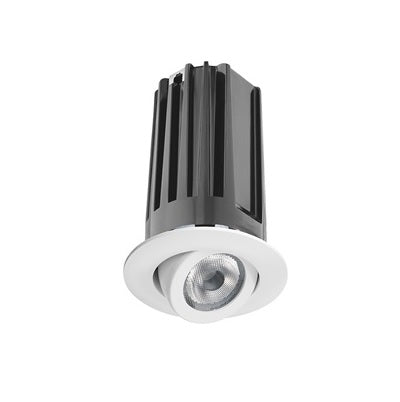 Juno Lighting 2LEDTRIM G2 ADJ 30K 90CRI FL WH 2-Inch IC Rated Adjustable Recessed Trim Module, White, 30K, 90CRI, Flood Optics