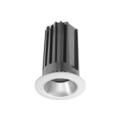 Juno Lighting 2LEDTRIM G2 DC 30K 90CRI FL WWH 2-Inch IC Rated Cone Recessed Trim Module, White, 30K, 90CRI, Flood Optics