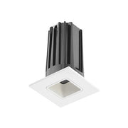 Juno Lighting 2LEDTRIM G2 SQ 30K 90CRI FL WWH 2-Inch IC Rated Square Recessed Trim Module, White, 30K, 90CRI, Flood Optics