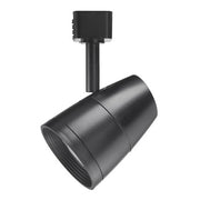 Juno Lighting R600L G2 Dimmable 9.5W LED Trac Head in Black with Adjustable Flood Optic, 3500K, 50W Equivalent