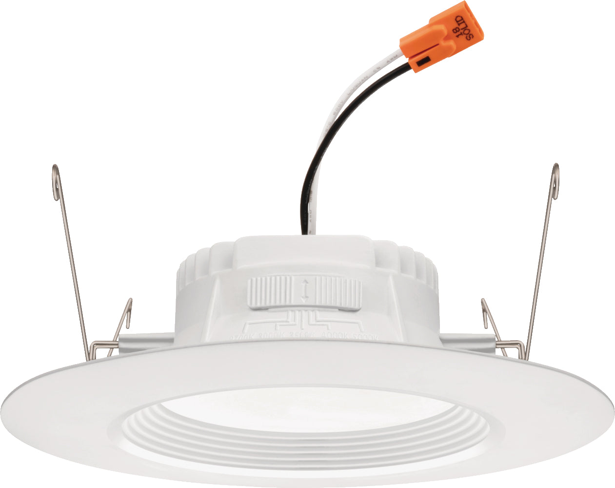 Juno Lighting RB56 SWW5 MW M6 RetroBasics™ 5/6-Inch Switchable Baffle Downlight Retrofit