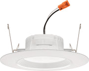 Juno Lighting RB56 SWW5 MW M6 RetroBasics™ 5/6-Inch Switchable Baffle Downlight Retrofit