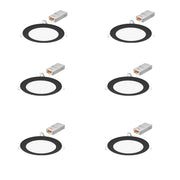 Juno Lighting WF6 SWW5 90CRI CP6 MB M2 13-Watt LED 6-Inch Switchable Wafer Downlight Fixture 6-Pack