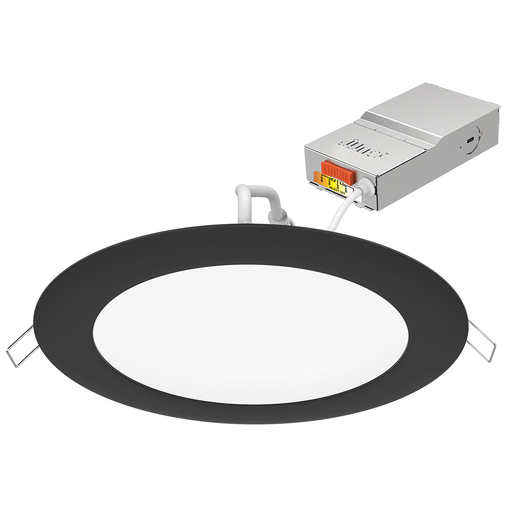 Juno Lighting WF6 SWW5 90CRI CP6 MB M2 13-Watt LED 6-Inch Switchable Wafer Downlight Fixture 6-Pack