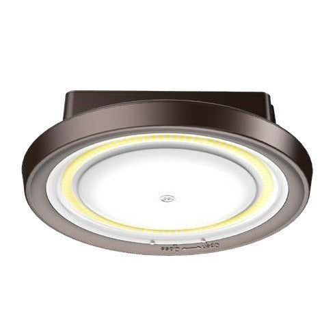Keystone KT-CLED25PS-S2-OSH-8CSB-VDIM Power and Color Selectable LED 8-Inch Round Canopy Light Fixture Dimmable with Optic Swap
