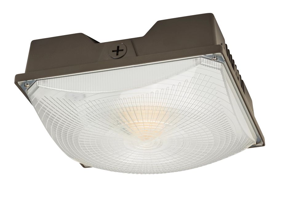 Keystone KT-CLED60PS-M1-8CSB-VDIM Power and Color Selectable LED 10-Inch Square Canopy Light Fixture Dimmable