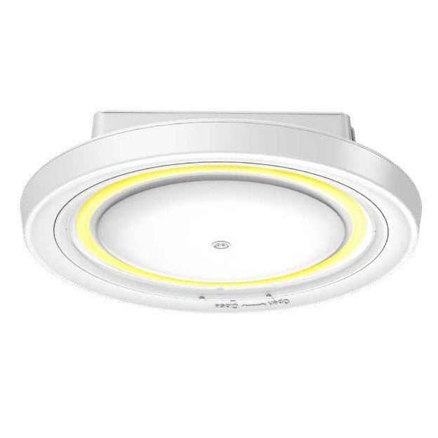 Keystone KT-CLED60PS-M2-OSH-8CSB-VDIM-W Power and Color Selectable LED 10-Inch Round Canopy Light Fixture Dimmable with Optic Swap
