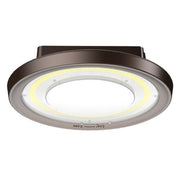 Keystone KT-CLED60PS-M2-OSH-8CSB-VDIM Power and Color Selectable LED 10-Inch Round Canopy Light Fixture Dimmable with Optic Swap