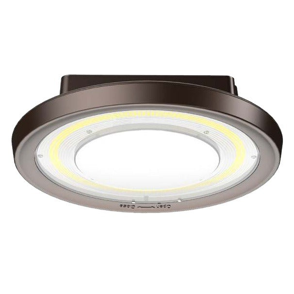 Keystone KT-CLED60PS-M2-OSH-8CSB-VDIM Power and Color Selectable LED 10-Inch Round Canopy Light Fixture Dimmable with Optic Swap