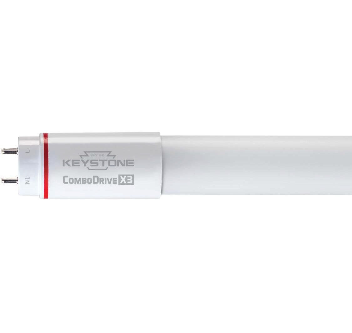 Keystone KT-LED13T8-48G-X3 13-Watt 4-Foot T8 LED Linear Single/Double Ended Tube Lamp