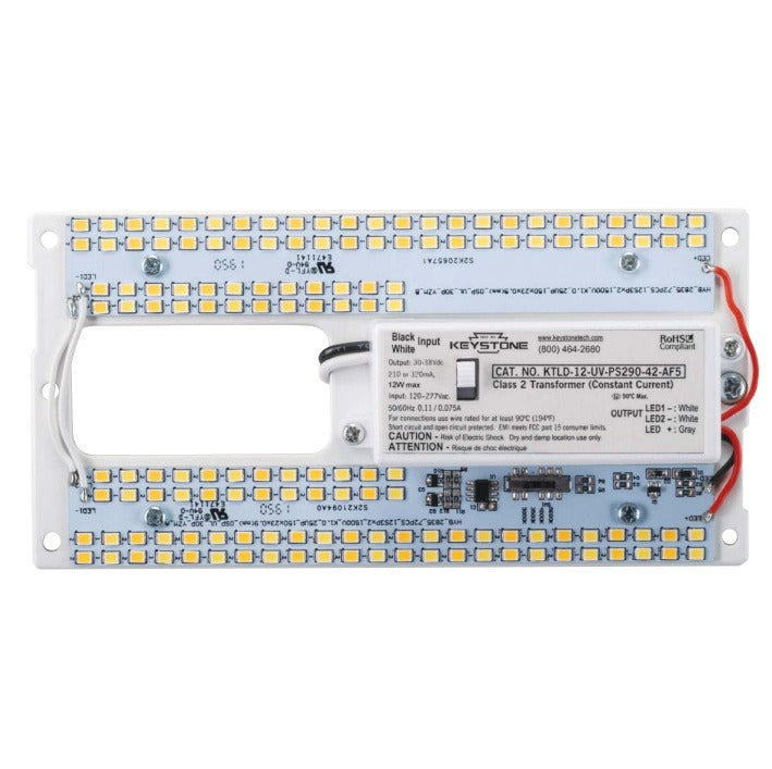 Keystone KT-RKIT12PS-6RP-8CSC Wattage and Color Selectable 6-Inch Rectangular LED Light Engine