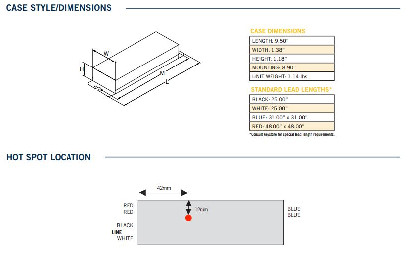 Keystone KTEB-132-UV-PS-N-P T8 Program Start High Efficiency Electronic Ballast 1 Lite F17/25/32 T8 NEMA Premium Standard Output - 2