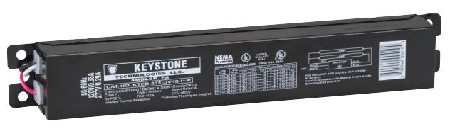 Keystone KTEB-232-UV-IS-H-P T8 Instant Start High Efficiency CEE Approved Electronic Ballast 2 Lite F17/25/32 T8 NEMA Premium High Output 0
