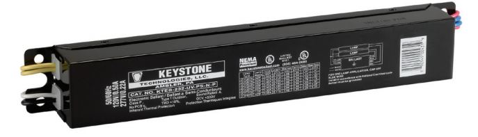 Keystone KTEB-232-UV-PS-N-P T8 Program Start High Efficiency Electronic Ballast 2 Lite F17/25/32 T8 NEMA Premium Standard Output 0