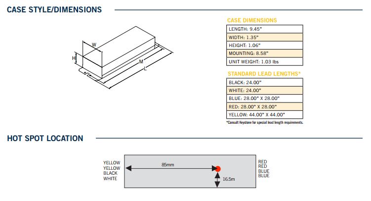 Keystone KTEB-239HO-UV-PS-SL T5HO Electronic Ballast 2 Lite F39T5HO Program Start Electronic Ballast 9&quot; case - 5