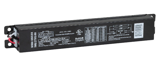 Keystone KTEB-259-UV-IS-N T8 Standard Electronic Ballast 2 Lite F96 T8 Electronic Ballast - 1