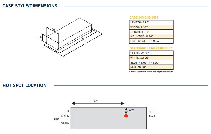 Keystone KTEB-259-UV-IS-N T8 Standard Electronic Ballast 2 Lite F96 T8 Electronic Ballast - 4