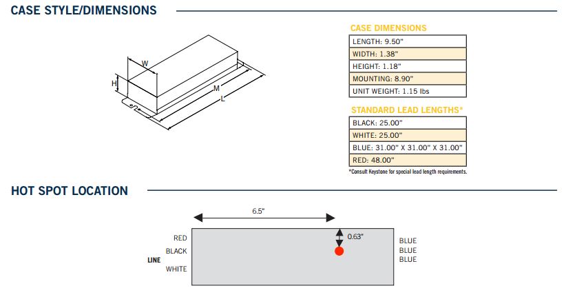 Keystone KTEB-332-UV-IS-H-P T8 Instant Start High Efficiency Electronic Ballast 3 Lite F17/25/32 T8 NEMA Premium High Output - 1