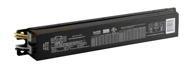 Keystone KTEB-432-UV-PS-N-P T8 Program Start High Efficiency Electronic Ballast 4 Lite F17/25/32 T8 NEMA Premium Standard Output 0