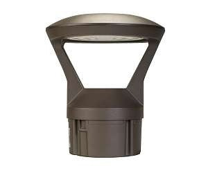 Keystone KT-BLED24PS Wattage and Color Selectable LED Bollard Fixture with Interchangeable Heads - Decorative Bollard Head - Bronze