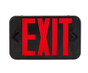 Keystone KT-EX-TP1-BL3RG-SU 1.1-Watt LED Surface Mount Exit Sign with Switchable Red/Green Lettering 